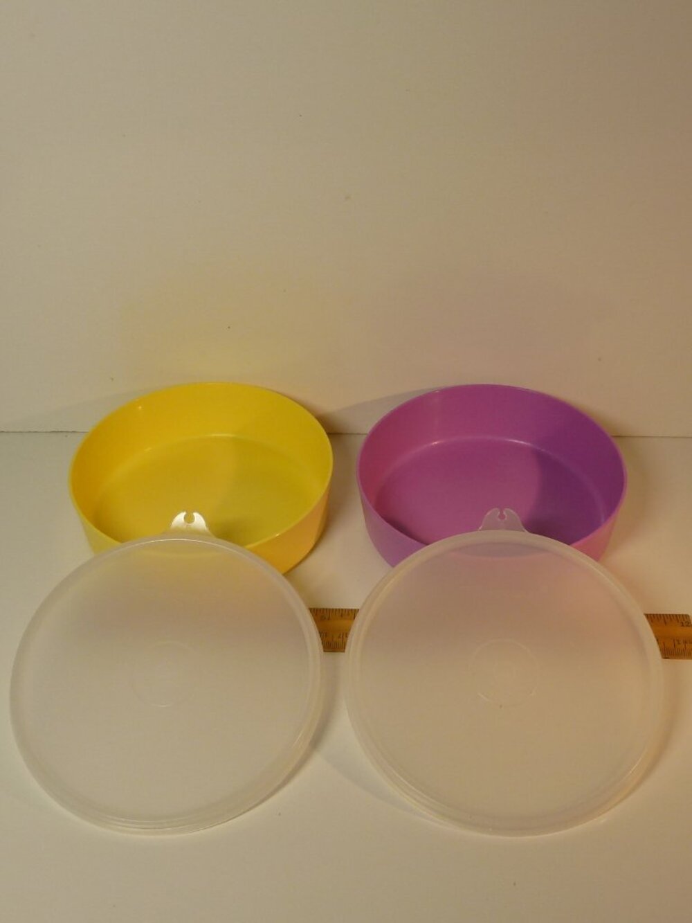 NOS Vintage Tupperware 1551 Microwave Reheatable Wonder Bowls - Set 2 - Picture 2 of 6